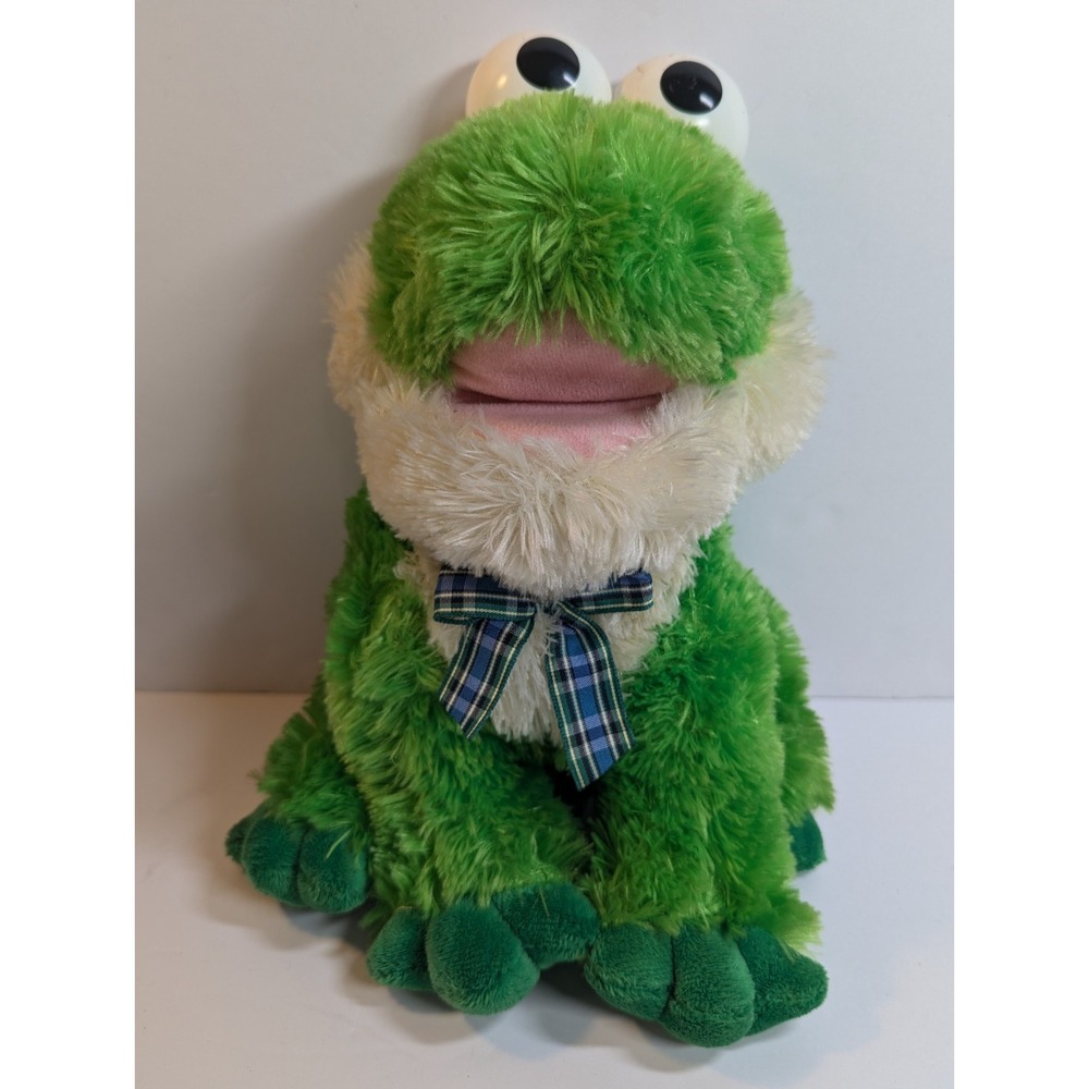 Walmart‎ Sing Croak Frog Hand Puppet Plush TESTED